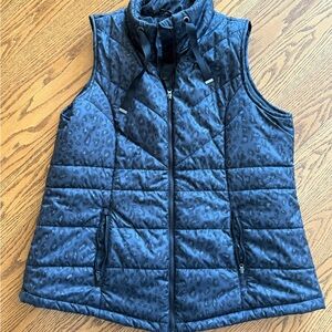Maurices Black Quilted Vest